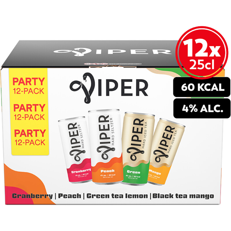 Viper Hard iced tea and hard seltzer 12-pack