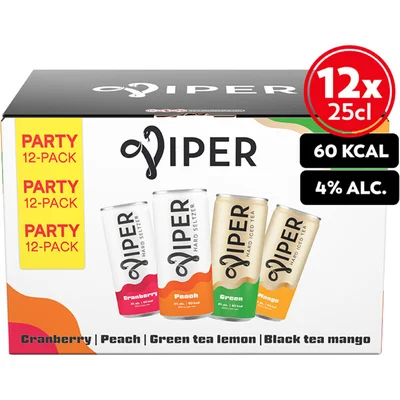 Viper Hard iced tea and hard seltzer 12-pack