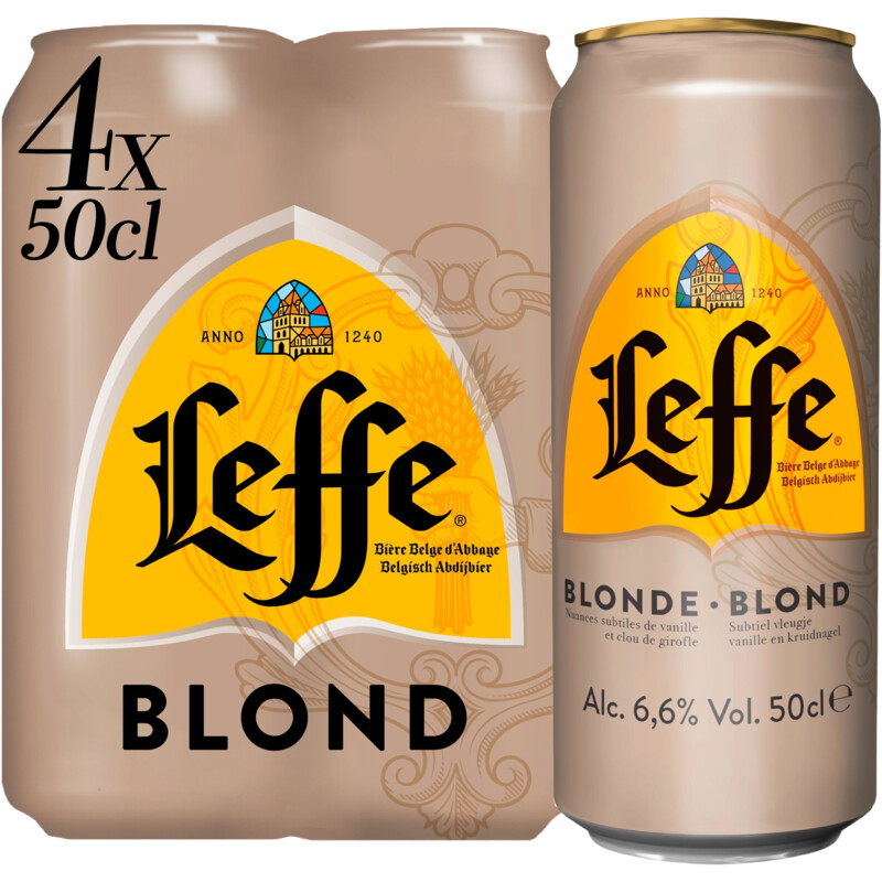 Leffe Blond abdijbier 4-pack