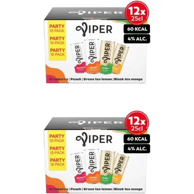 Viper Hard iced tea & hard seltzer 12x 2-pack