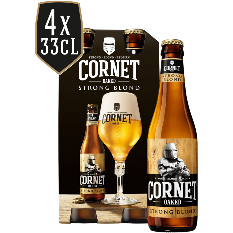 Cornet Oaked strong blond 4-pack