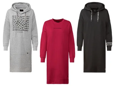 CRIVIT by Jette Sport dames sweaterjurk met katoen