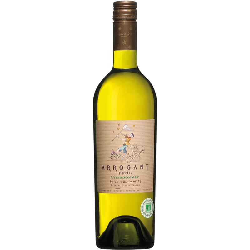 Arrogant Frog Chardonnay organic grapes