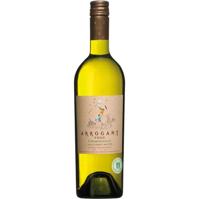 Arrogant Frog Chardonnay organic grapes