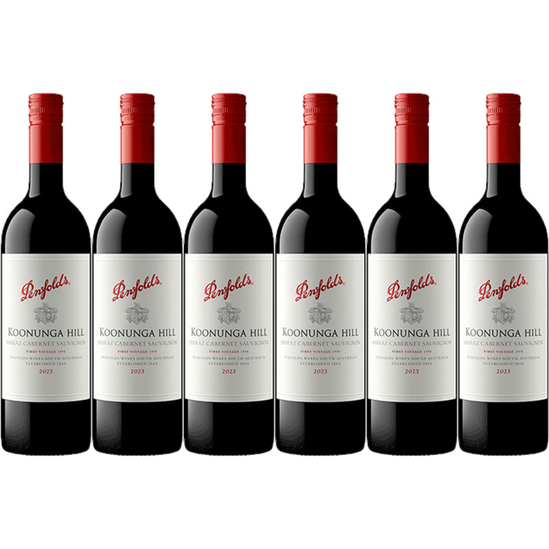 Penfolds  Koonunga hill chardonnay 6 flessen