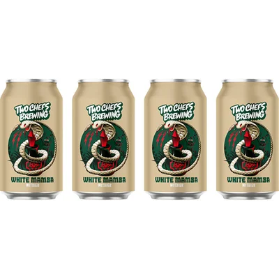 Two Chefs Brewing White mamba 4-pack