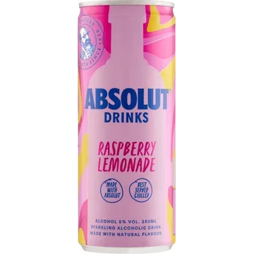 Absolut Raspberry lemonade