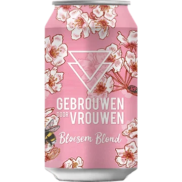 Gebrouwen door vrouw Bloesem blond 4-pack