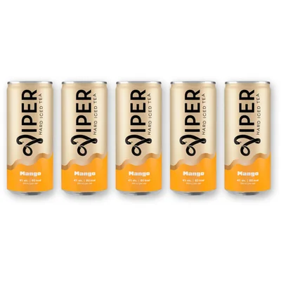 Viper Hard iced tea mango 5-pack
