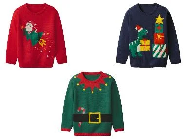 lupilu® Kinder kersttrui met lampjes