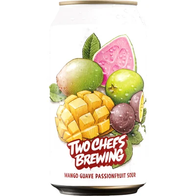 Two Chefs Brewing Mango Guave Passionfruit Sour
