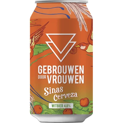 Gebrouwen door vrouw Sinas cerveza