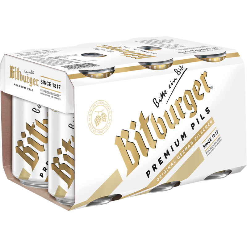 Bitburger Premium pils 6-pack