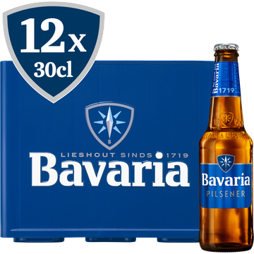 Bavaria Pilsener Krat 12 x 30 cl