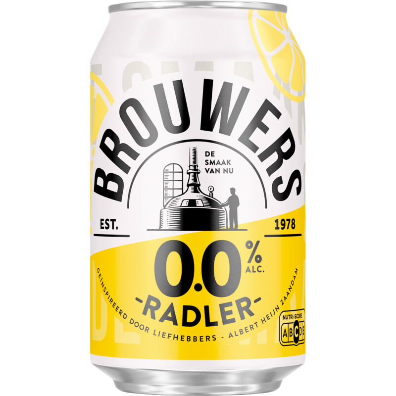 Brouwers Radler 0.0%
