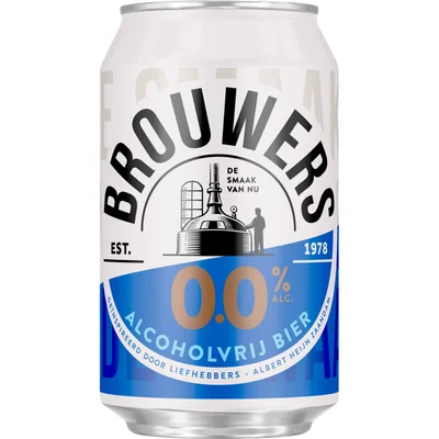 Brouwers Alcoholvrij bier 0.0%