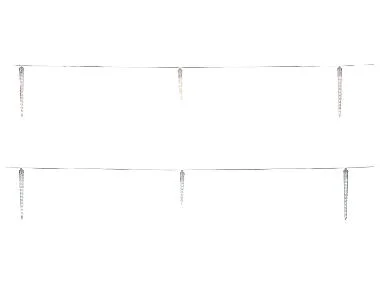 LIVARNO home LED-ijspegels 148 LED's