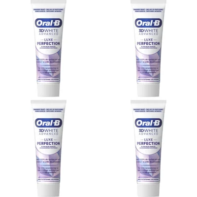 Oral-B 3D White luxe perfection 4-pack
