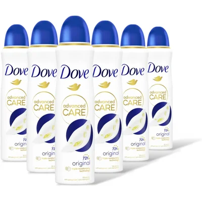 Dove Original deodorant spray 6-pack