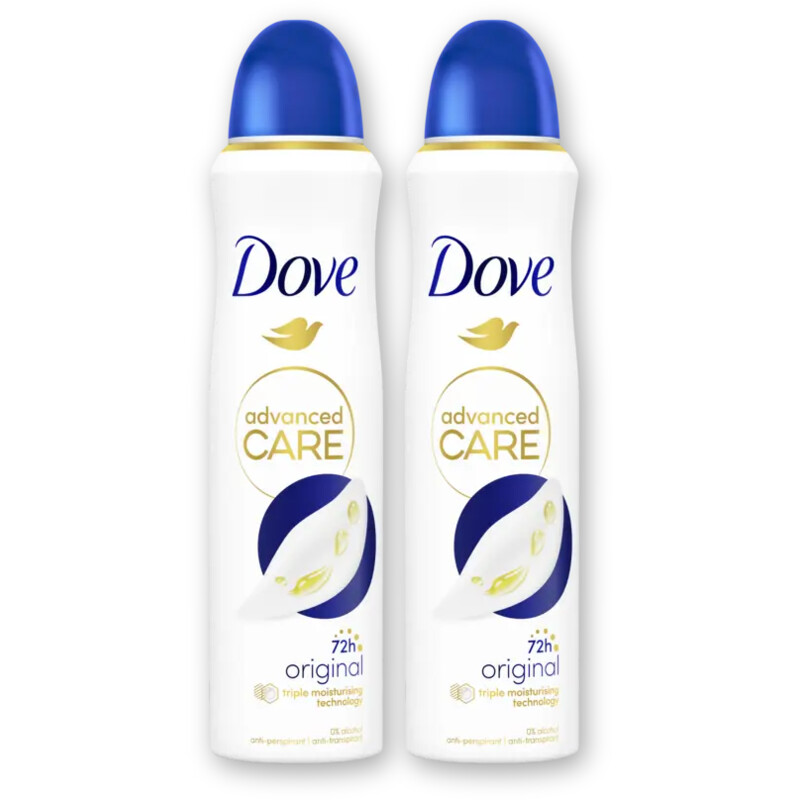 Dove Original deodorant spray 2-pack