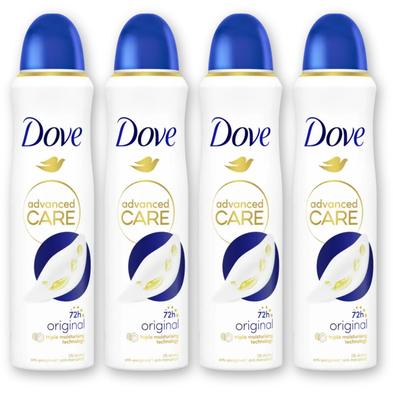 Dove Original deodorant spray 4-pack