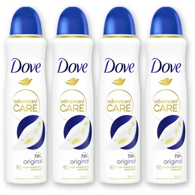 Dove Original deodorant spray 4-pack