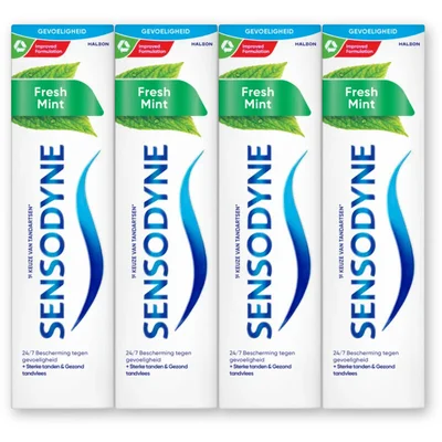 Sensodyne Fresh mint tandpasta 4-pack