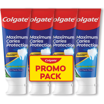 Colgate Anti-Caries Tandpasta 4-pack