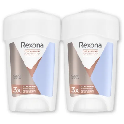 Rexona Maxpro clean anti-transp stick 2-pack