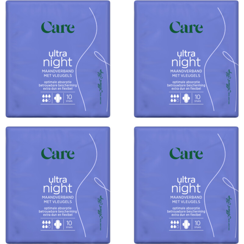 Care Ultra night met vleugels 4-pack