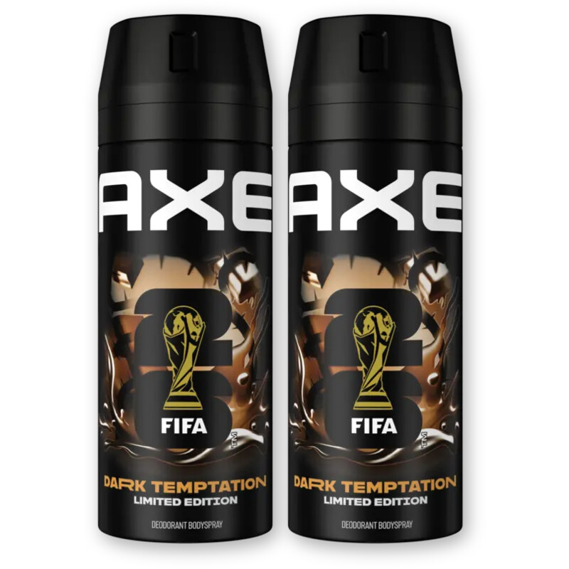 Axe Dark temptation deodorant spray 2-pack