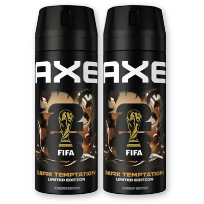 Axe Dark temptation deodorant spray 2-pack