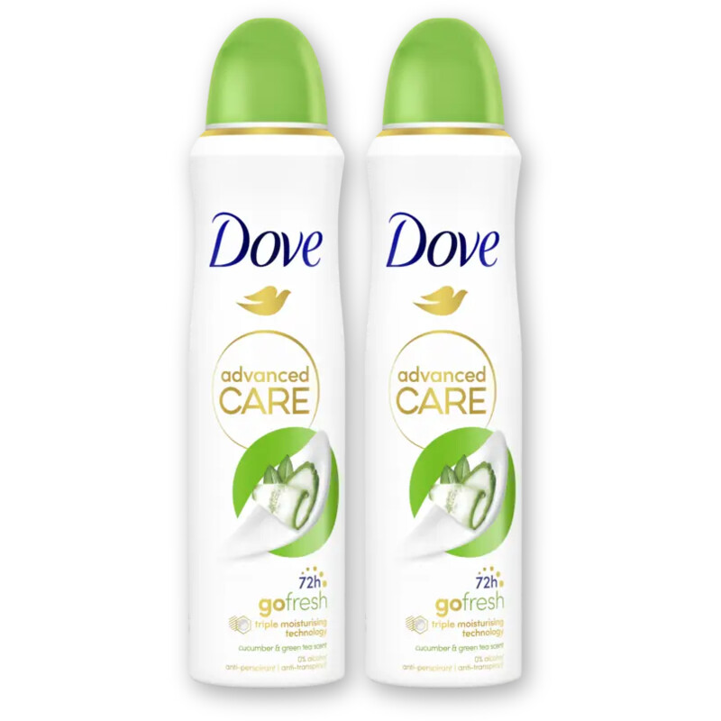 Dove fresh cucumber anti-transpirant 2-pack