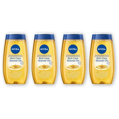 NIVEA Shower oil 4-pack
