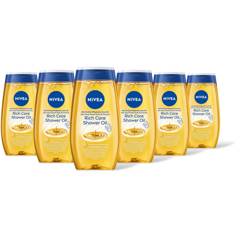 NIVEA Shower oil 6-pack