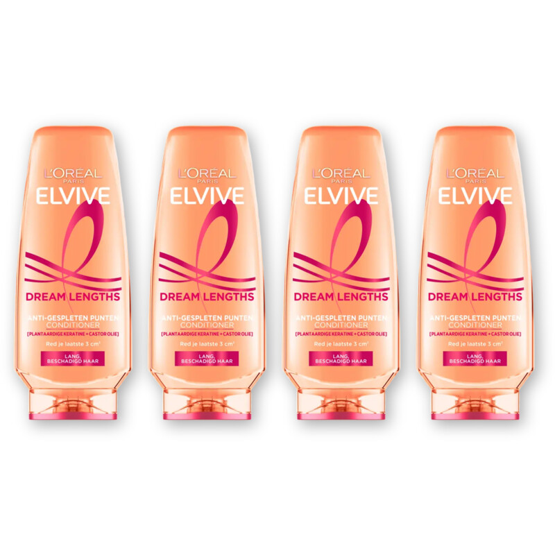 L'Oréal Paris Elvive Conditioner dream lengths 4-pack