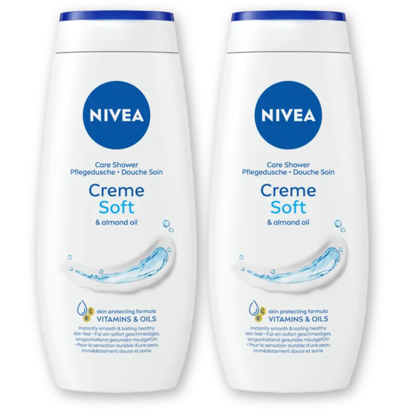 NIVEA Creme soft douchecreme 2-pack