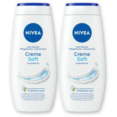 NIVEA Creme soft douchecreme 2-pack