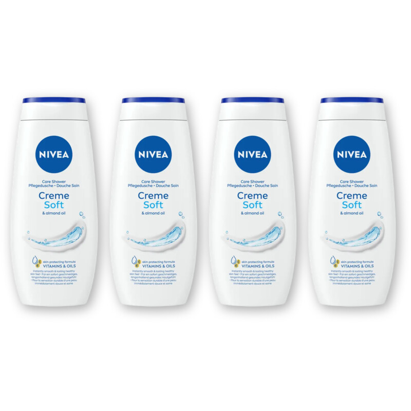 NIVEA Creme soft douchecreme 4-pack