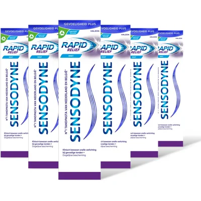 Sensodyne Rapid relief dagelijkse tandpasta 6-pack