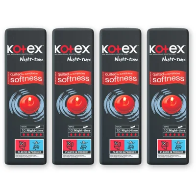 Kotex Maandverband maxi nacht 4-pack
