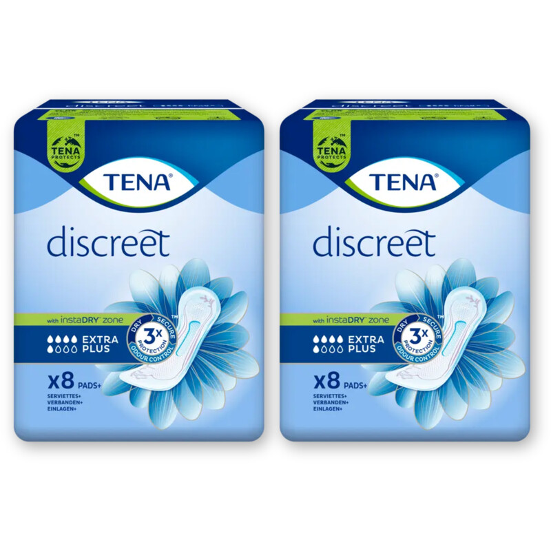 Tena Discreet extra plus 2-pack