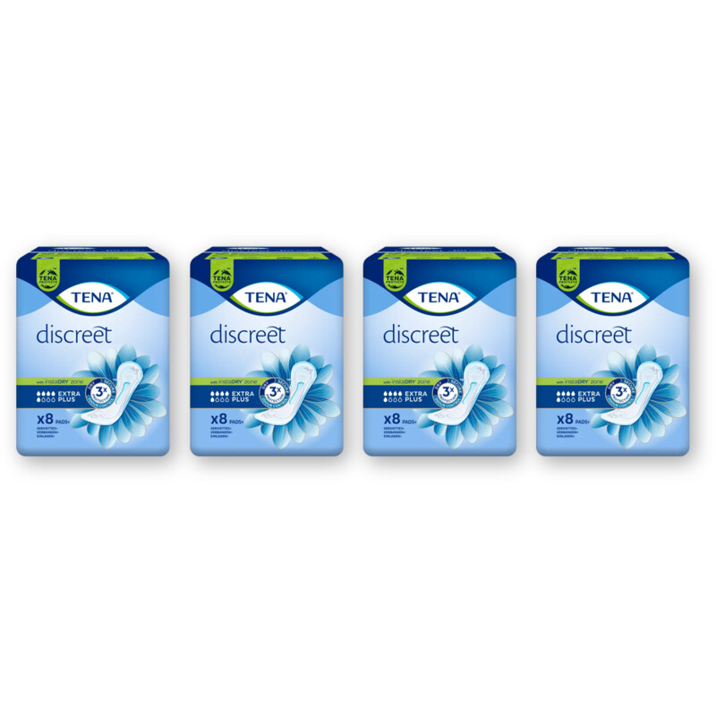 Tena Discreet extra plus 4-pack