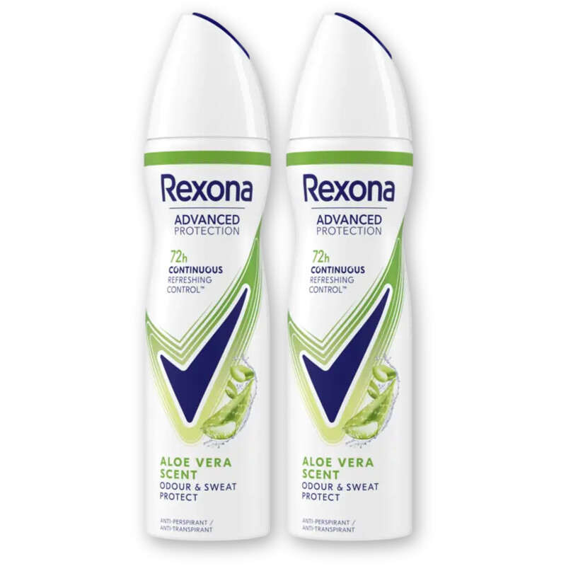 Rexona Fresh aloe vera anti-transp spray 2-pack