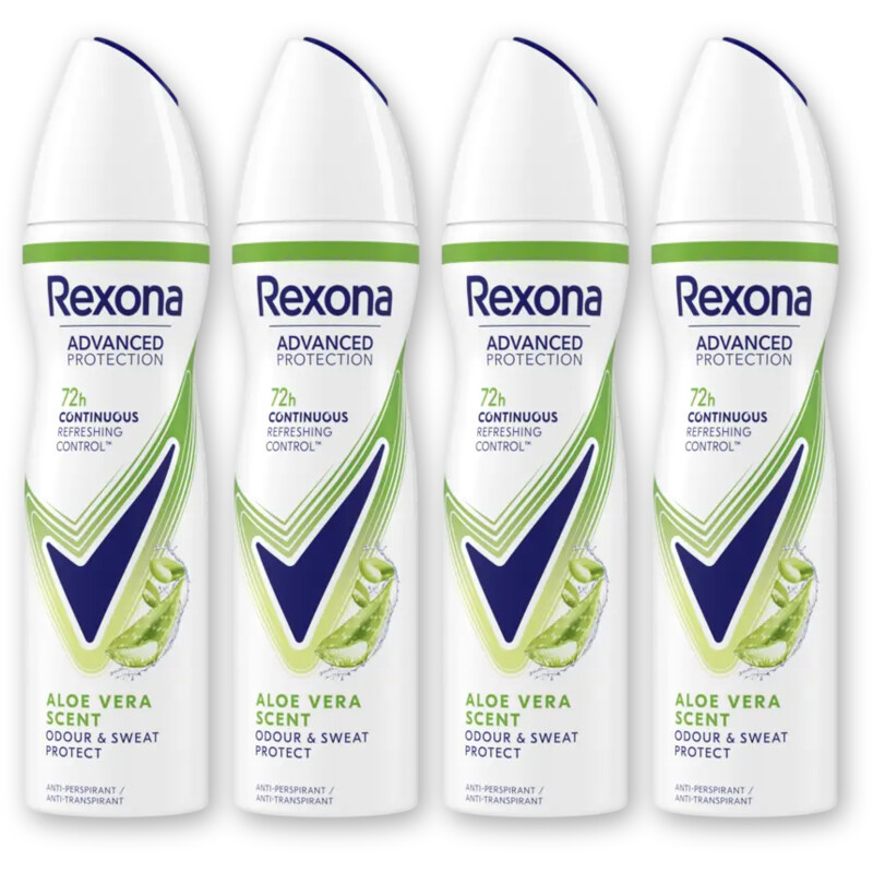 Rexona Fresh aloe vera anti-transp spray 4-pack