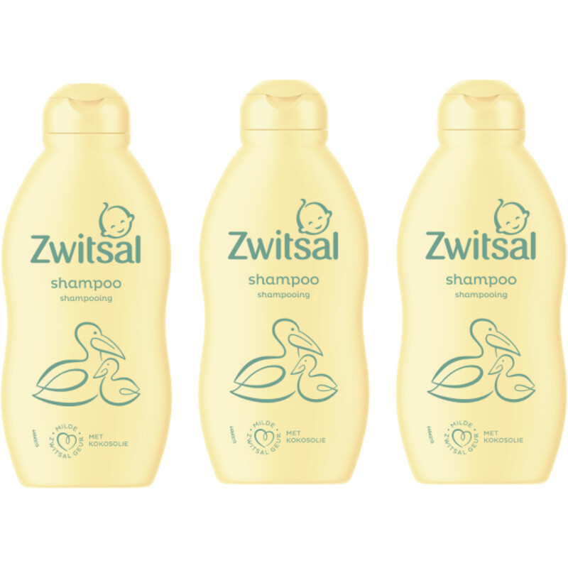 Zwitsal Baby Shampoo 3-pack