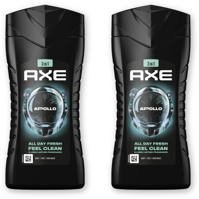 Axe Apollo showergel 2-pack