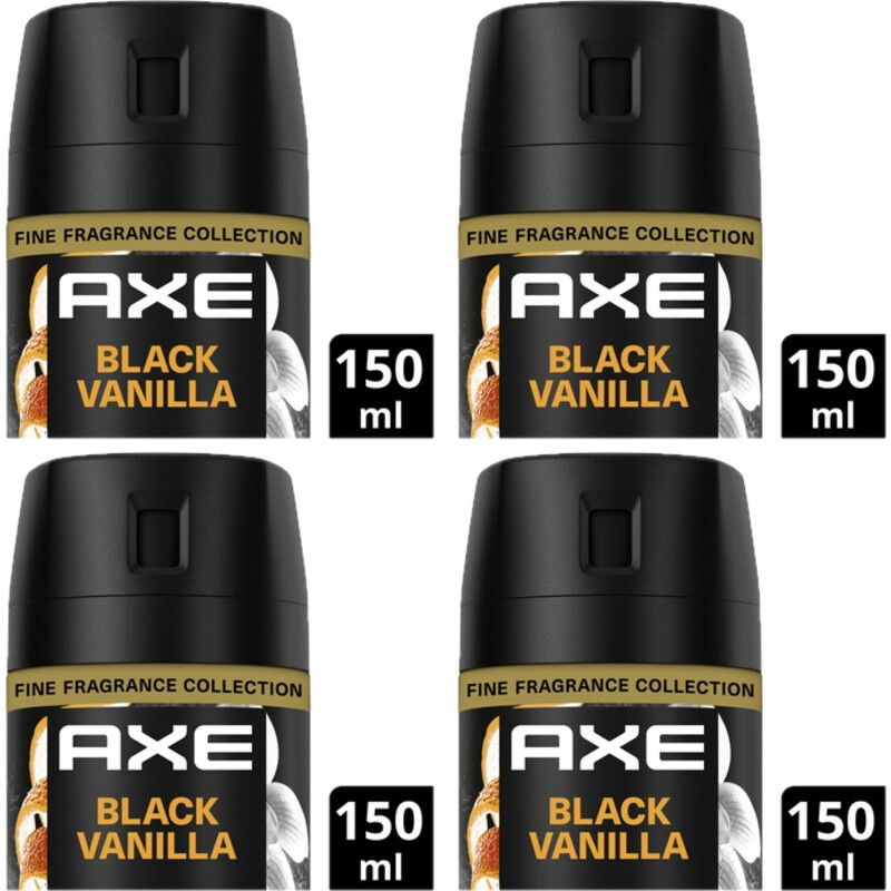 Axe Black vanilla 4-pack