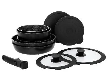 SILVERCREST® 10-delige pannenset incl. afneembaar handvat