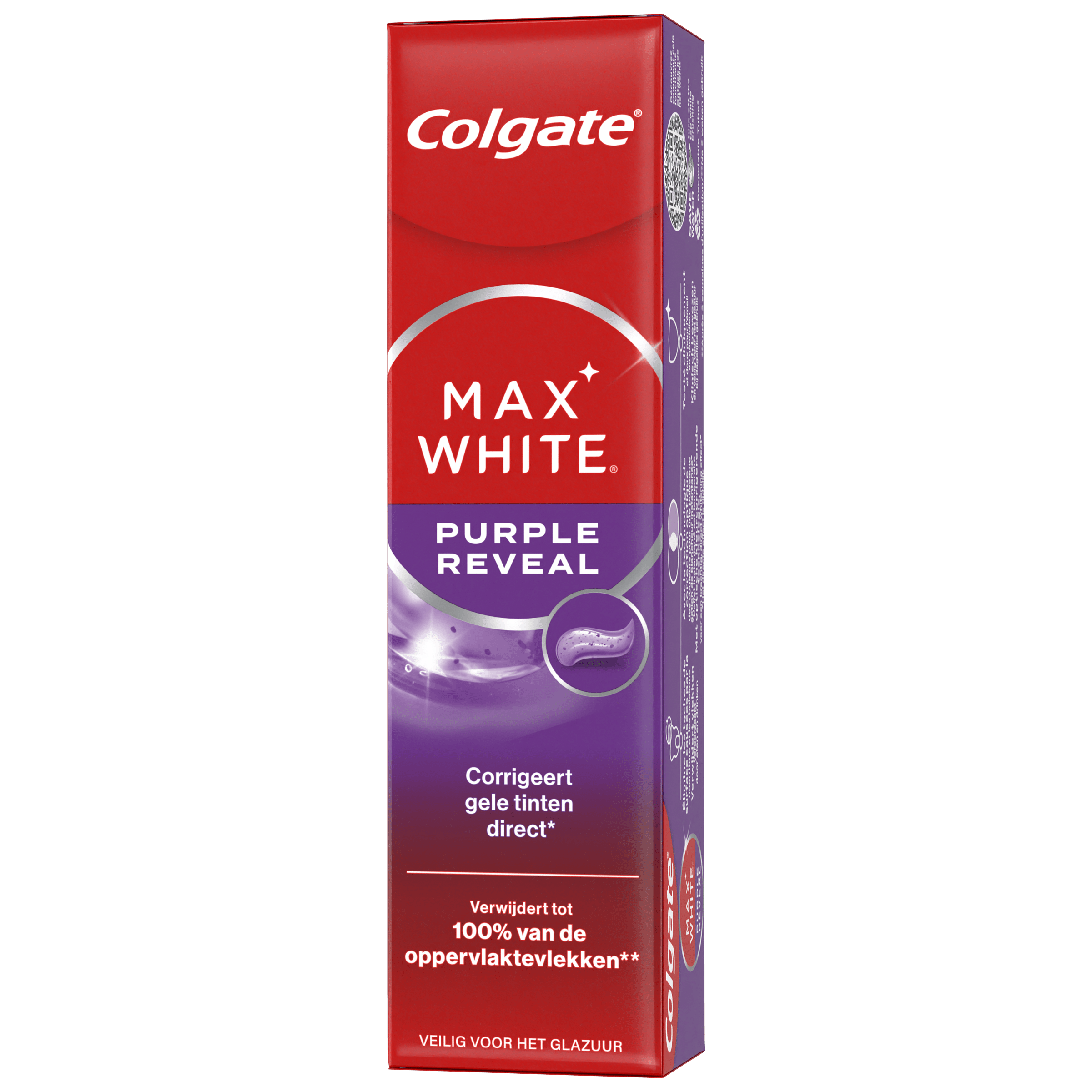 Colgate Max white purple reveal